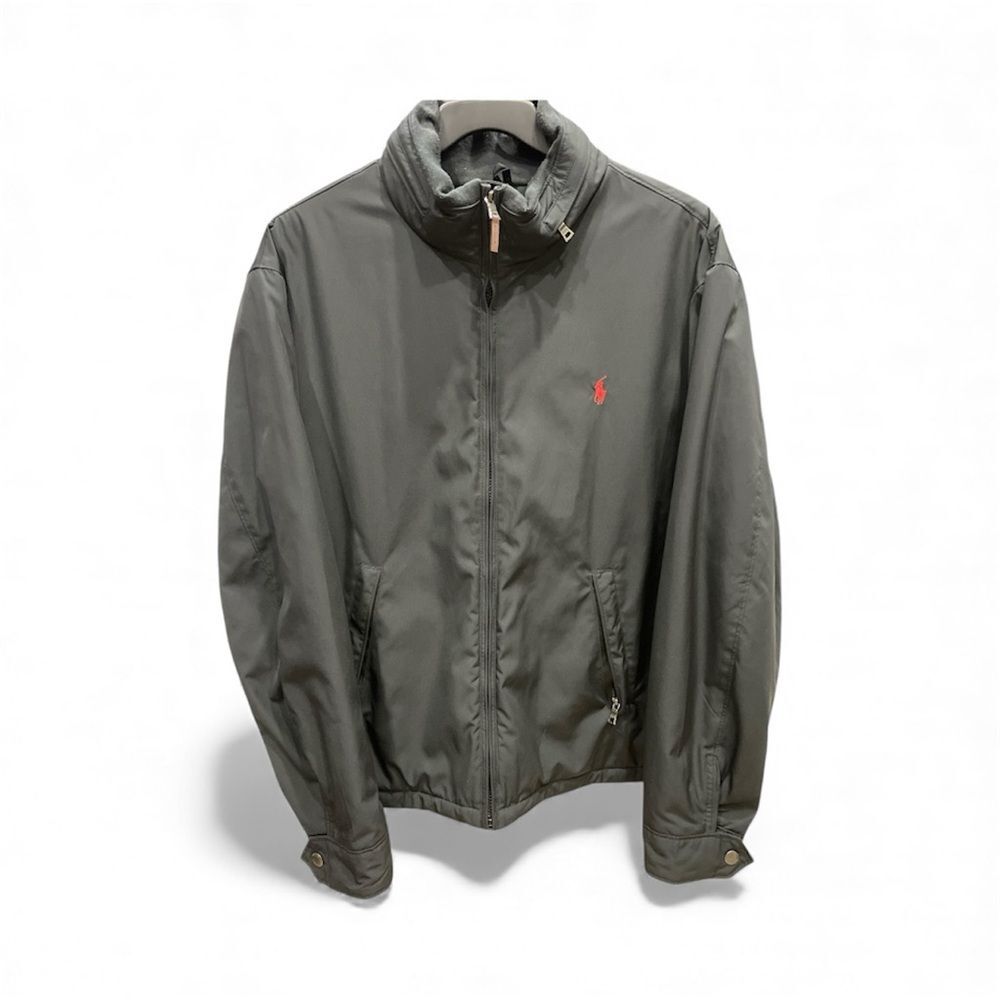 Polo by Ralph Lauren Men's Black Jacket hood in collar.XL/TG